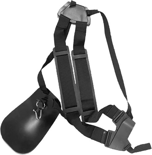 Bozótvágó heveder, Strend Pro TW005-W, fekete, kétvállas