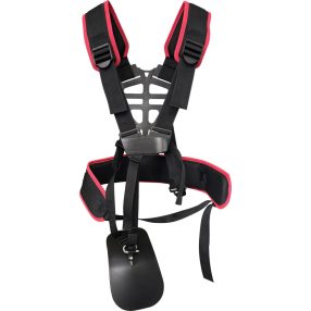   Bozótvágó heveder, Strend Pro Premium TW009-W, fekete, kétvállas