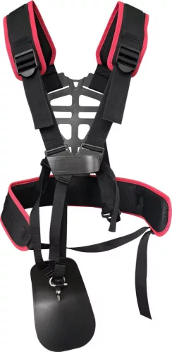 Bozótvágó heveder, Strend Pro Premium TW009-W, fekete, kétvállas