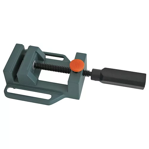 Asztali csőszerelő satu, Strend Pro Cork DV813, sötétszürke, maximum 70 mm, hengeres tárgyakhoz, vágáshoz, menetvágáshoz, csiszoláshoz, mini