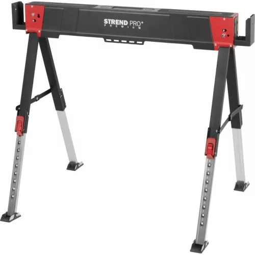 Munkabak, Strend Pro Premium, fekete, állítható magasság: 61-85 cm, 600 kg terhelhetőség