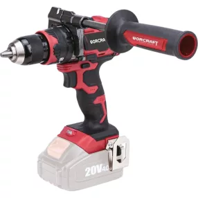   Akkumulátoros fúró-csavarozó, Worcraft CHD-S20LiBH ShareSYS, piros/fekete, 100 Nm, 0-2000 fordulat/perc, 20 V Li-Ion, akkumulátor és töltő nélkül