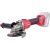 Akkumulátoros sarokcsiszoló, Worcraft CAG-S20LiBS-115 ShareSYS, piros/fekete, 115 mm, 20 V Li-Ion, 8500 fordulat/perc, gyorskioldó, akkumulátor és töltő nélkül