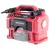 Kompresszor, Worcraft CAC-S20Li, piros, akkumulátoros, 20 V, 160 PSI, 11 bar, LED világítás, digitális nyomásmérő, vezeték nélküli