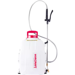   Akkumulátoros permetező, Worcraft CBS-S20Li ShareSYS, 12 liter, fehér, teleszkópos szórókarral, LED töltöttségjelzős, háti hevederes
