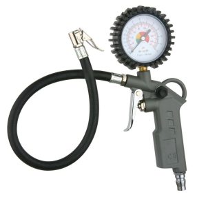   Gumiabroncs felfújó pisztoly, Strend Pro Airtool TG-11, szürke, manométerrel, kompresszorhoz, minden normál gumiabroncshoz