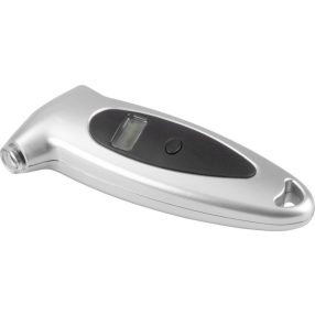   Gumiabroncs nyomásmérő, Strend Pro Airtool DT-3, ezüst, digitális, akkumulátoros, automatikus kalibrálás, skálaválasztás (psi, bar, mm), ±0,5 psi pontosság