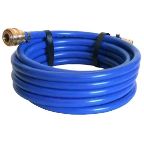   Kompresszor tömlő, Strend Pro Airtool PU007, kék, 10 m, 6 x 12 mm, 1/4" csatlakozó, 8 bar, BASF PU, pneumatikus szerszámokhoz, szabványos csatlakozó (TC115395)