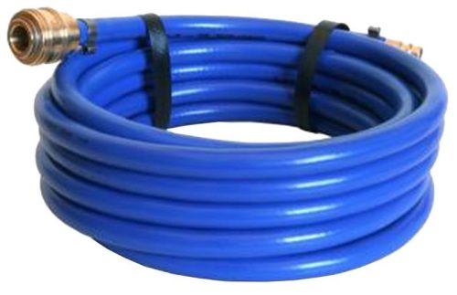 Kompresszor tömlő, Strend Pro Airtool PU007, kék, 10 m, 8 x 14 mm, 3/8" csatlakozó, 8 bar, BASF PU, pneumatikus szerszámokhoz