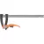 Gyorsszorító, Strend Pro Premium, fekete/narancssárga, 80 x 300 mm, racsnis, gyors kioldással