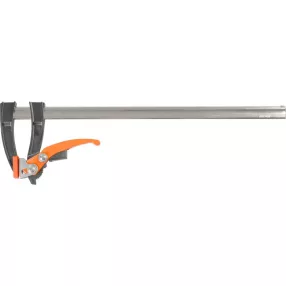   Gyorsszorító, Strend Pro Premium, fekete/narancssárga, 80 x 400 mm, racsnis, gyors kioldással