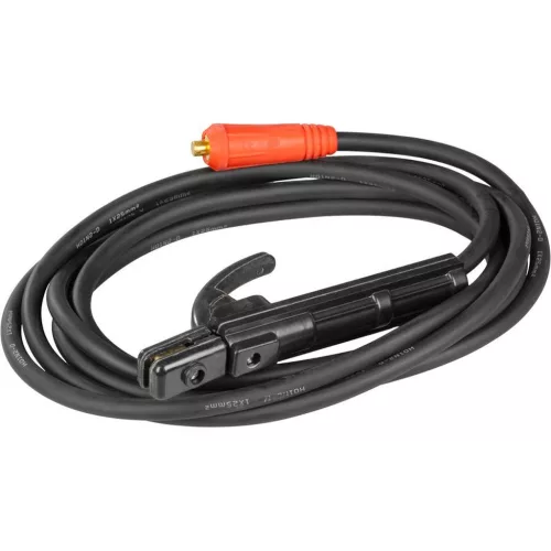 Földelő kábel, Strend Pro ST Welding WC200, fekete, 400 cm kábel, 200 A földelőkapocs, hegesztőgéphez