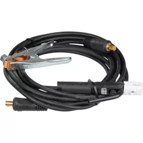   Földelő hegesztőkábel, Strend Pro 116014, fekete, elektródafogóval, 5–180 A földelőkapocs, hegesztőgéphez