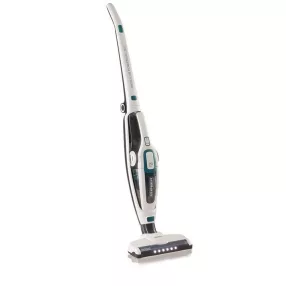   Akkumulátoros állóporszívó, Leifheit Regulus PowerVac, fehér, 125 W, 20 V Li-Ion, 125 W, zsák nélküli, LED világítás, 2 üzemmód, akkumulátorral és töltővel