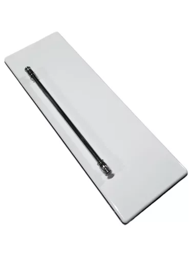 Alsó fatároló ajtó Strend Pro Kuzine sparhelthez - fehér (TC117612)