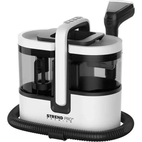 Szőnyegtisztító, Strend Pro Prémium, 600 W, fekete/fehér, szívóerő: 16 kPa, 5 m tápkábel, gőztisztítási funkció, folttisztítóval