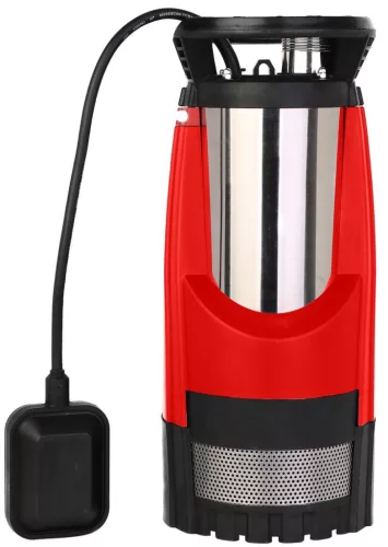 Elektromos búvárszivattyú, Strend Pro Garden MQ1000, piros/fekete, 1000 W, 10 m kábel, maximális emelőmagasság: 33 m, 108 l/perc, IPX8, tiszta vízhez, úszókapcsolós