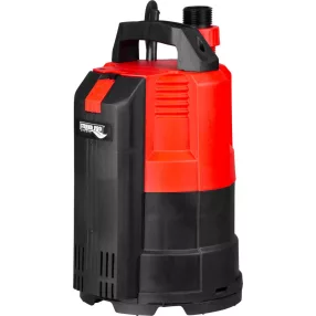   Elektromos búvárszivattyú, Strend Pro Garden MI550CW, piros/fekete, 550 W, 10 m kábel, maximális emelőmagasság: 8,5 m, 167 l/perc, IPX8, tiszta vízhez, úszókapcsolós