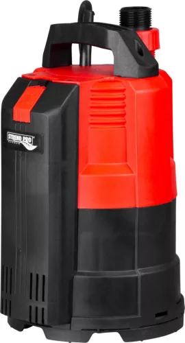 Elektromos búvárszivattyú, Strend Pro Garden MI550CW, piros/fekete, 550 W, 10 m kábel, maximális emelőmagasság: 8,5 m, 167 l/perc, IPX8, tiszta vízhez, úszókapcsolós