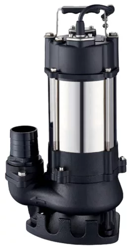 Elektromos búvárszivattyú, Strend Pro Garden SCV750, fekete/ezüst, 750 W, 6 m kábel, maximális emelőmagasság: 10 m, 300 l/perc, IPX8, szennyvízhez