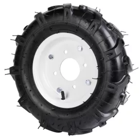   Kapálógép kerék, Worcraft WPLM112 benzinmotoros kapálógéphez, 1 pár, 7,5 cm széles, 32 cm átmérő, felfújható