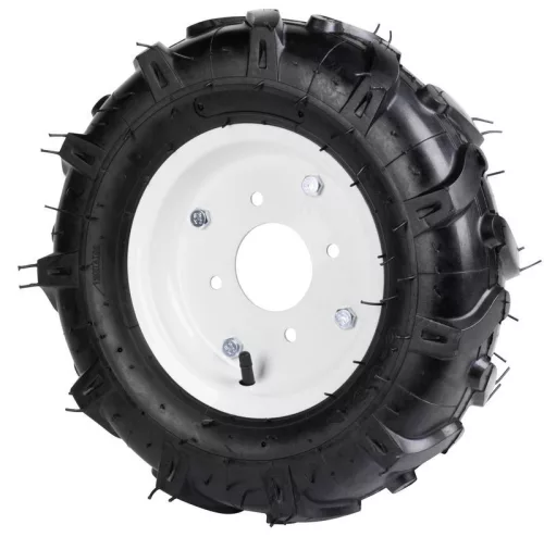 Kapálógép kerék, Worcraft WPLM112 benzinmotoros kapálógéphez, 1 pár, 7,5 cm széles, 32 cm átmérő, felfújható