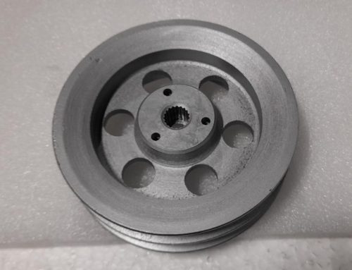 Kapálógép hajtott szíjtárcsa, Worcraft WPLM112 benzinmotoros kapálógéphez, 6. számú pótalkatrész