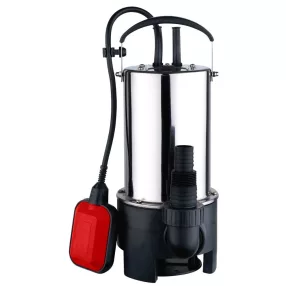   Elektromos búvárszivattyú, Strend Pro Garden MV1100, ezüst/fekete, 1000 W, 10 m kábel, maximális emelőmagasság: 8,5 m, 233 l/perc, szennyvízhez, úszókapcsolós