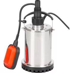   Elektromos búvárszivattyú, Strend Pro MQ 400 INOX, ezüst, 400 W, 10 m kábel, maximális emelőmagasság: 6,5 m, 117 l/perc, tiszta vízhez, úszókapcsolós