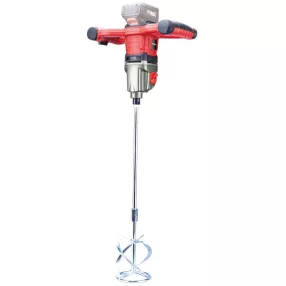   Akkumulátoros habarcskeverő, Worcraft CMX-S20LiB ShareSYS, piros/fekete, M14, maximum 120 mm keverőlapát, 250-650 fordulat/perc, 20 V Li-Ion, akkumulátor és töltő nélkül