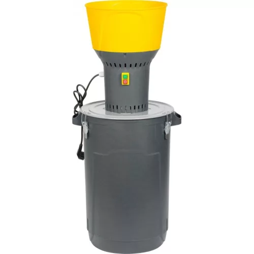Gabonadaráló, Strend Pro Garden, szürke, 60 l, 1300 W, elektromos, 5 db cserélhető szita: 2, 3, 4, 6, 8 mm, túlmelegedés elleni védelem, akár 400 kg/óra (TC119627)