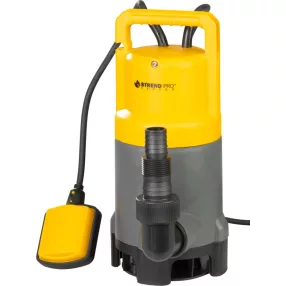   Elektromos iszapszivattyú, Strend Pro Garden NSPW750-B, sárga/szürke, 750 W, 10 m kábel, maximális emelőmagasság: 8 m, 233 l/perc, szennyvízhez, úszókapcsolós, 35 mm szemcseméretig