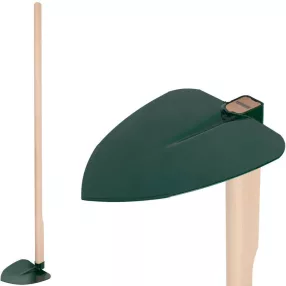   Kerti kapa, Fed, sötétzöld, hegyes, 120 cm nyél, 18 cm munkaszélesség, acél fej, fa nyél