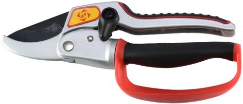 Metszőolló, Strend Pro Premium 3140, ezüst/fekete, 200 mm, alumínium test, acél penge, fordítható nyél, maximum 25 mm átmérő