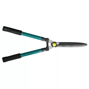   Sövényvágó olló, Strend Pro Garden KT3931A, zöld/fekete, 66–84 cm, acél nyél, hullámos acél penge, teleszkópos