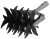 Kultivátorfej, Strend Pro Garden Herrison C9228-1, fekete/szürke, acél, 6 tárcsás, nyél nélkül