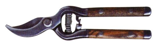 Metszőolló, Strend Pro Garden P4740, fekete, acél test, fa nyél, acél penge, maximum 20 mm átmérő