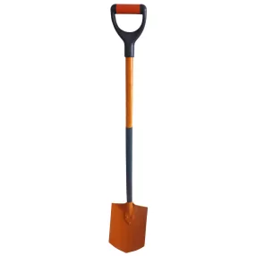   Ásó, Strend Pro Garden 1200, 120 cm, hegyes fej, narancssárga/fekete, acél fej, acél nyél, D markolat