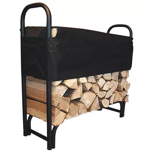 Fatároló, Strend Pro, Homefire LR800, 39,3 x 126,2 x 118 cm, kályhához és kandallóhoz, PE ponyva, 38 mm csőszerkezet