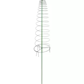   Növénytámasz, Strend Pro Garden GreenGarden Toma, zöld, 165 x 30 cm, spirál rúd, paradicsomhoz és kúszónövényekhez, 3 db klipsz