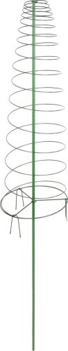 Növénytámasz, Strend Pro Garden GreenGarden Toma, zöld, 165 x 30 cm, spirál rúd, paradicsomhoz és kúszónövényekhez, 3 db klipsz