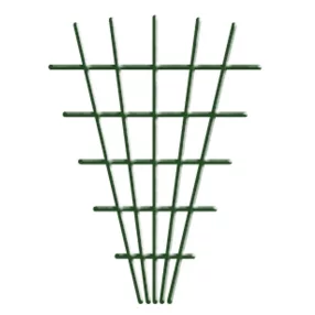   Futtatórács, Strend Pro Garden MEV5, zöld, 145 x 5 x 75 cm, 4/4,7 mm, V-alakú, porszórt acél, beltéri és kültéri használatra