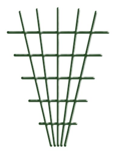 Futtatórács, Strend Pro Garden MEV5, zöld, 145 x 5 x 75 cm, 4/4,7 mm, V-alakú, porszórt acél, beltéri és kültéri használatra