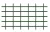 Futtatórács, Strend Pro Garden MEK6, zöld, 145 x 42,5 cm, szögletes, 4/4,7 mm, PVC bevonatú acél, beltéri és kültéri használatra