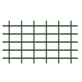   Futtatórács, Strend Pro Garden MEK6, zöld, 145 x 72,5 cm, szögletes, 4/4,7 mm, PVC bevonatú acél, beltéri és kültéri használatra
