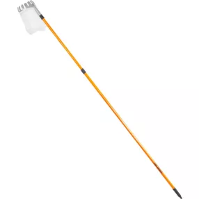   Gyümölcsszedő, Strend Pro Garden, narancssárga, teleszkópos nyél, 165–300 cm, alumínium nyél, vászonkosár