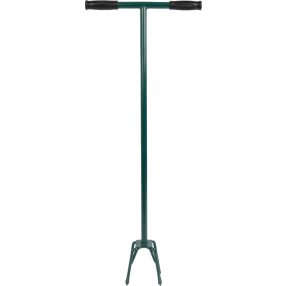   Kézi kultivátor, Strend Pro Garden CUL-A1, sötétzöld, acél, talajlazító, T markolat, 4 karom