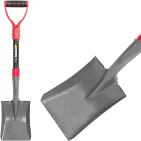   Lapát, Strend Pro Garden Premium ErgoBULL, szürke, 70 cm, 15 cm munkaszélesség, acél fej, üvegszálas nyél, D markolat, egyenes