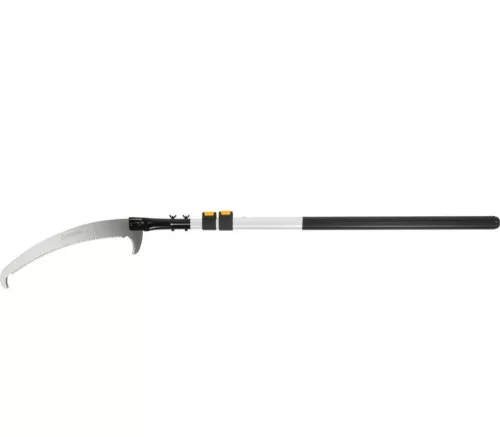 Ágfűrész, Strend Pro Garden, ezüst/fekete, 47 cm pengehossz, teleszkópos, maximum 270 cm magasság, acél penge, alumínium rúd