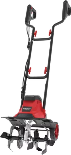 Elektromos kapálógép, Worcraft EH10-360, 1050 W, 36 cm munkaszélesség, 22 cm munkamélység, 400 ford./perc, 4x4 kés, 2 pozícióban állítható kerekek, IPX4 védelem